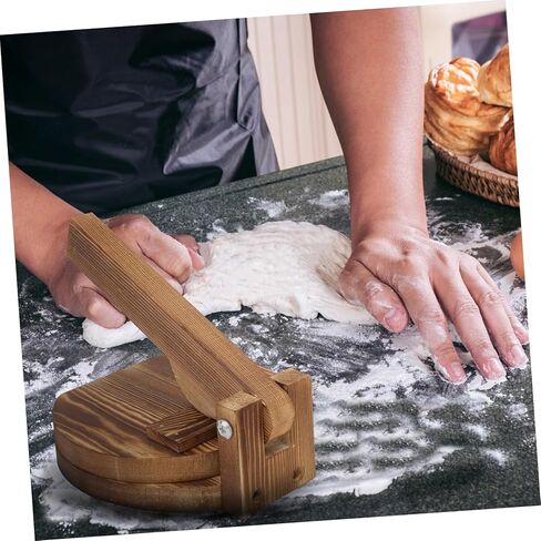 LALADEFIEE Dumpling Press Maker Wooden Dough Presser for Quick Easy Dumplings Arepas Empanadas Mini Pies in Saudi Arabia