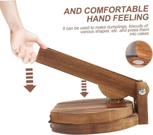 LALADEFIEE Dumpling Press Maker Wooden Dough Presser for Quick Easy Dumplings Arepas Empanadas Mini Pies in Saudi Arabia