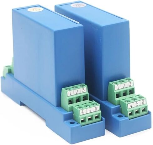 HTZALCUO AC220V مصدر الطاقة DC الجهد الارسال 1V / 5V / 10V / 50V / 100V / 200V / 300V / 500V / 1000V مستشعر الجهد العالي 4-20mA 0-20mA Output (0-500v Dc Input، 0-20mA Output) in Kuwait