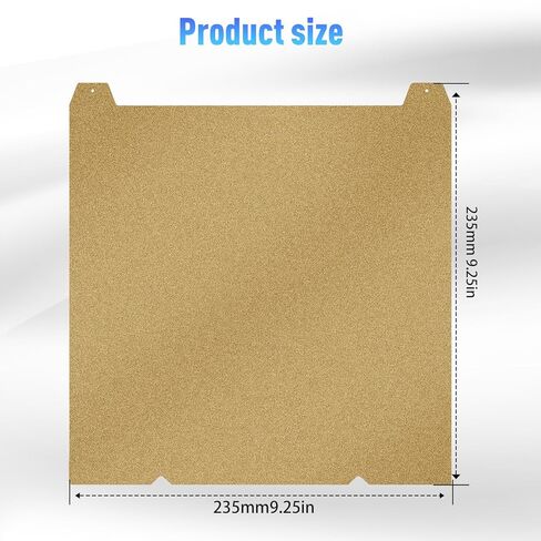 235x235mm K1C/MAX/Ender-3 v3 PEI Build Plate for Ender 3 V3, K1/K1C/Ender 3 V3 KE, Double Sided Textured Flexible Spring Steel Magnetic Heated Bed 3D Printer Print Surface for PLA/PETG/ABS/TPU in Saudi Arabia