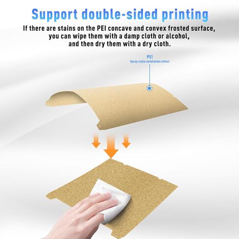 235x235mm K1C/MAX/Ender-3 v3 PEI Build Plate for Ender 3 V3, K1/K1C/Ender 3 V3 KE, Double Sided Textured Flexible Spring Steel Magnetic Heated Bed 3D Printer Print Surface for PLA/PETG/ABS/TPU in Saudi Arabia