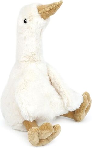 MON AMI Greta Goose Stuffed Animal – 15" Plush Toy for Kids, Cute & Adorable, Embroidered Eyes & Beads, Soft & Cuddly, Nursery Décor, Premium Quality Plush, Huggable Toy in Saudi Arabia