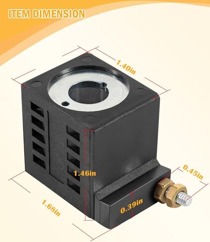 استبدال ملف الملف اللولبي EF-1082 لـ Deltrol EF-1082 10196-61 10196-60، 12 فولت تيار مستمر، 16 وات، مسمار واحد، يناسب وحدة الطاقة SPX Fenner Stone in Saudi Arabia