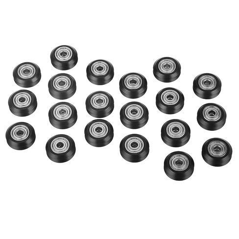 20pcs V Groove Wheel 5mm Bore 625 Bearing Pulley - POM Material - Ideal for CNC 3D Printer in Saudi Arabia