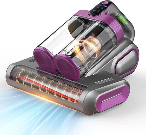 فراش السرير فراغ مكنسة نظافة اللاسلكي 16 كيلو باي دكتوراه باليد ، مكنسة كهربائية مع 253.7nm UV-C الضوء ، مرشح HEPA والفراغات المحمولة لأريكة سرير أريكة سرير عيد ميلاد للنساء الرجال لها الرجال in Kuwait