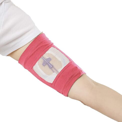 Care+Wear PICC Line Cover – Ultra-Grip PICC Line Sleeve for Upper or Lower Arm with Mesh Viewing Window, Provides Improved Comfort and Security for PICC Line Coverage in Saudi Arabia