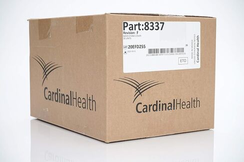 غطاء حامل من كاردينال هيلث مايو، 23 بوصة × 54 بوصة، صفائح بولي ومعقمة معززة، علبة 30، 8337 in Kuwait