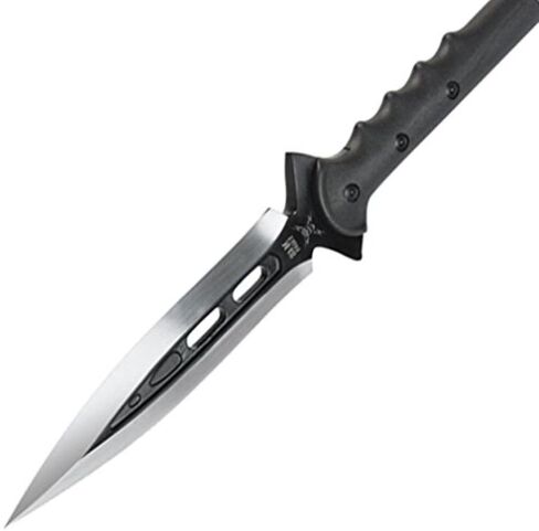 United Cutlery M48 Kommando Blue Talon Survival Survival | 8 "شفرة الفولاذ المقاوم للصدأ المصبوب | مقبض معزز بالألياف الزجاجية | يتضمن غمد Vortec | استخدام للتخييم والمشي | 44 1/8" الطول الكلي in Kuwait