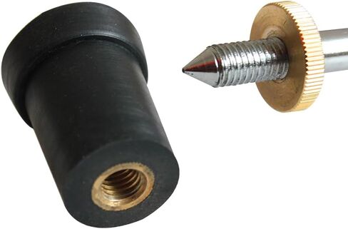 Double Bass Endpin Rubber Stopper with Metal Screw Thread, Black, 10mm/8mm, Durable and Easy to Install (10mm) in Saudi Arabia
