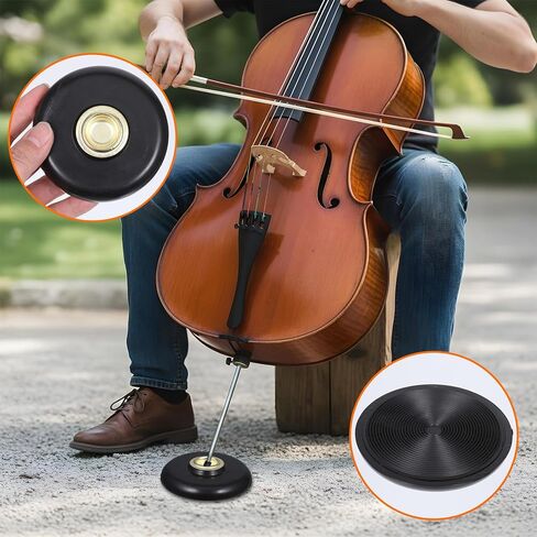Rock Stop Cello Rubber Endpin Anchor Stopper for Cello Slipstop Cellos Endpin Rest Endpins Anchor Black Anti-slip Mat for Practice Performance Novice Experienced Musicians in Kuwait