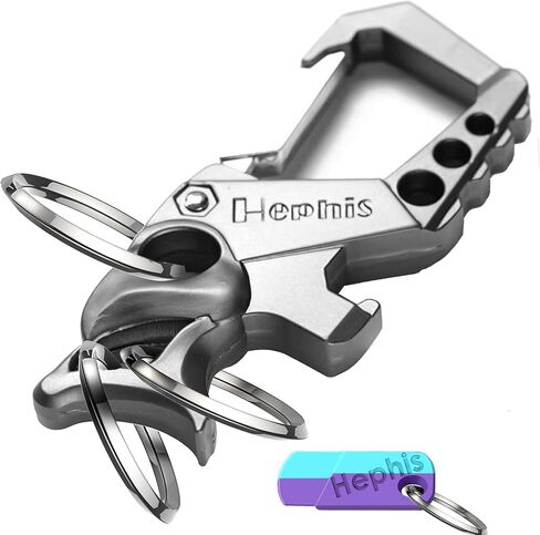 فتحات زجاجة سلسلة مفاتيح Heaphis Heavy Duty ، وسلاسل مفاتيح سيارة Carabiner للرجال والنساء in Kuwait