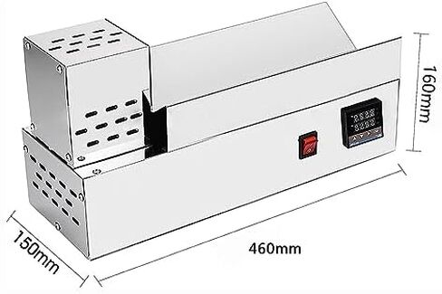 Hiedmeil 600W Horizontal PVC Capsule Shrinking Machine, Capsule Heat Shrinker, Wine Bottle Capsule Sealing Machine LCD Display Stepless Temperature Adjustment, for 80mm PVC Capsules in Saudi Arabia