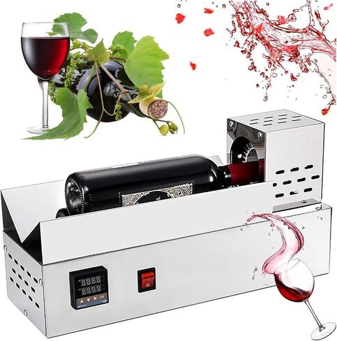 Hiedmeil Electric Capsule Shrinking Machine with Digital Thermostat for Wine Bottles - Efficient Heat Sealing Solution for PVC Capsules Up to 80mm Diameter, 220V in Kuwait