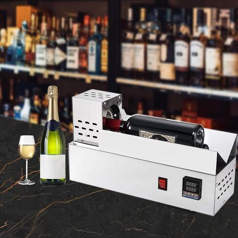 Heat Shrinker for Wine Bottles - PVC Capsule Sealing Machine with Precise Temperature Control for Professional Use in Saudi Arabia
