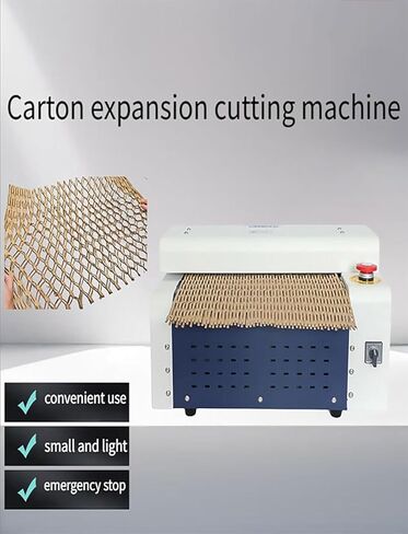 آلة قطع الورق المقوى والكرتون المموج، لصنع الوسائد الشبكية والأشرطة والتغليف الواقي للتسليم السريع وأغراض التعبئة والتغليف الأخرى. in Kuwait