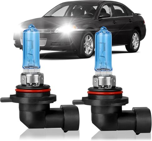 تناسب مصابيح مصباح الهالوجين عالية الأداء لـ Chrysler 200 300 2011-2015 ، 9012 مجموعة مصابيح بديلة ذات مصابيح أمامية عالية الثنائية ، قابس ، حزمة من 2 in Kuwait