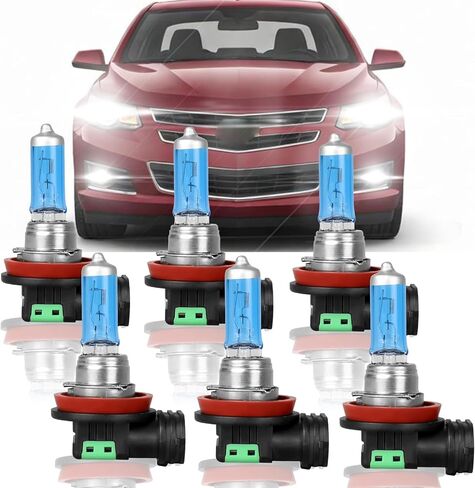 تناسب مصابيح مصباح الهالوجين عالية الأداء لـ Chrysler 200 300 2011-2015 ، 9012 مجموعة مصابيح بديلة ذات مصابيح أمامية عالية الثنائية ، قابس ، حزمة من 2 in Kuwait