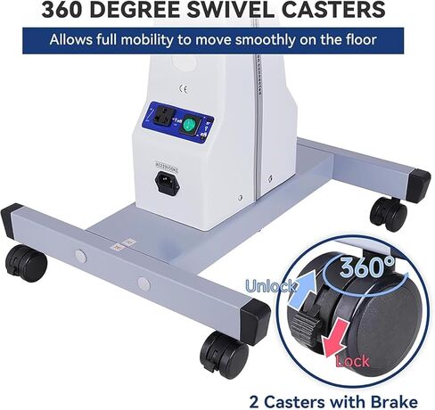 طاولة فحص العيون الكهربائية من Acivirdde، ارتفاع قابل للتعديل، طاولة أدوات بصرية، سعة تحميل 165 رطل، مناسبة لمحلات البصريات. in Kuwait
