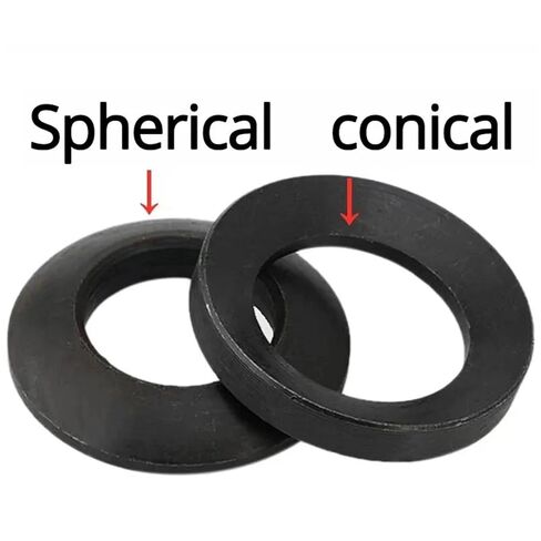 1pc/10pc M6 M8 M10 M12 M16 M20 M24 Conical Spherical Washer Countersunk Washer Stainless Steel Concave Convex Cone Gasket Carbon Steel(Spherical Carbon,M16 (3Pcs)) in Saudi Arabia