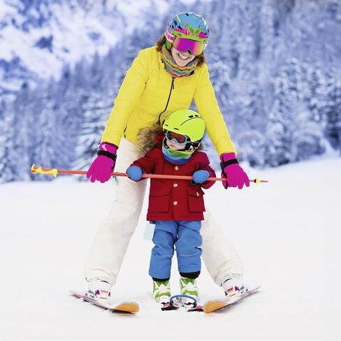 YEESOOM Edgie Wedgie Ski Tip Connector - Edgie Wedgie for Kids for Beginners Skiing Training and Speed Control, Ski Accessories Edgy Wedgy Kids Training Aid in Kuwait