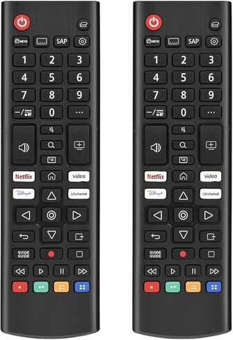 (Pack of 2) Replacement for Roku TV Remote Control, Compatible with TCL Roku/Hisense Roku/Onn Roku/Roku Built-in Smart TVs. (Not Compatible with Roku Stick or Box). 1 Year Warranty. in Saudi Arabia
