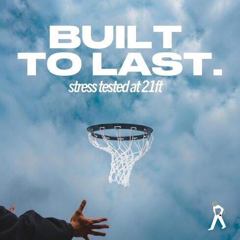 AnyNet™ Portable Basketball Net | Universal Fit with 'Throw-and-Go' Magnetic Setup | Get The Swish Sound & Stop Chasing Your Ball for Solo Practice | US Brand in Saudi Arabia