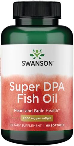 Swanson Super Dpa Fish Oil 60 Sgels in Saudi Arabia