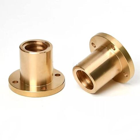 CNC 3D Printer T8 Lead Screw Trapezoidal Rod T8 CNC Thread 8mm Lead 2mm Length100-1000mm with Brass Nut (500MM) in Saudi Arabia
