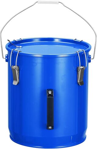 دلو زيت المقلاة التجارية سعة 8 جالون، وعلبة التخلص من الزيت مع هيكل من الفولاذ الكربوني المقاوم للصدأ، وغطاء آمن، ومشابك قفل، وحقيبة فلتر لنقل الزيت الساخن بشكل آمن وتصفيته في المطاعم in Kuwait