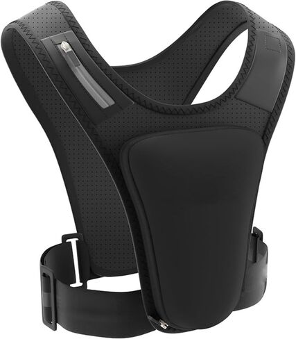 Running vest bag, adjustable elastic sports vest bag, phone clip waist belt in Saudi Arabia