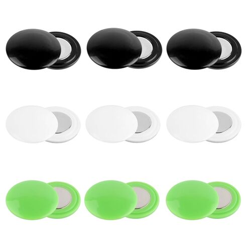 9 Pairs Magnetic Race Bib Clips,Marathon Race Number Holder with Magnets,Running Bib Fixing Clips for Runners,Triathlon,Cycling,Field Competitions(White,Gery,Pink) in Saudi Arabia