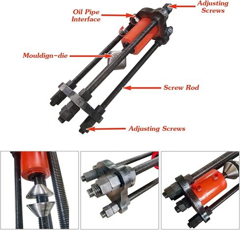 INTSUPERMAI 110V 100T آلة تفكيك الدبوس الزاحف 60-130 مم / 2.36-5.12in آلة الضغط على الدبوس الزاحف الهيدروليكي دليل كهربائي آلة صيانة سلسلة الحفارات الهيدروليكية in Kuwait