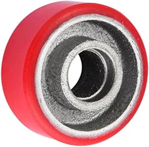 VCYJBPUV 1 Piece 2.5 inch/3 inch/4 inch/5 inch Iron core Polyurethane Caster PU Swivel Wheel Medium Silent red(Universal,3 Inch) in Saudi Arabia