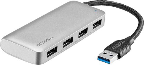 منافذ Insignia USB-C Hub 4 ، HUB 3.0 HUB ، USB C Flitter للكمبيوتر المحمول مع منفذ طاقة Type-C ، موسع USB لـ IMAC Pro ، MacBook Air ، iPad ، الكمبيوتر اللوحي. Windows ، Linux ، Acer PC in Kuwait