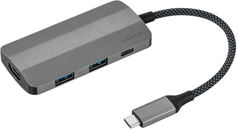 منافذ Insignia USB-C Hub 4 ، HUB 3.0 HUB ، USB C Flitter للكمبيوتر المحمول مع منفذ طاقة Type-C ، موسع USB لـ IMAC Pro ، MacBook Air ، iPad ، الكمبيوتر اللوحي. Windows ، Linux ، Acer PC in Kuwait
