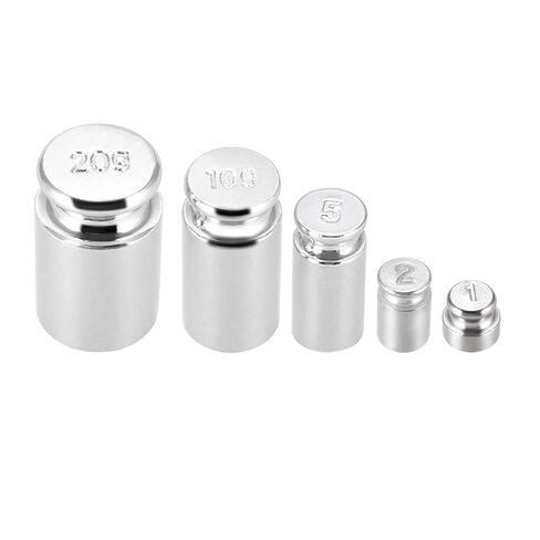 Calibration Weight Set 1g 2g 5g 10g 20g M1 Precision Chrome Plated Steel for Digital Balance Scales in Saudi Arabia