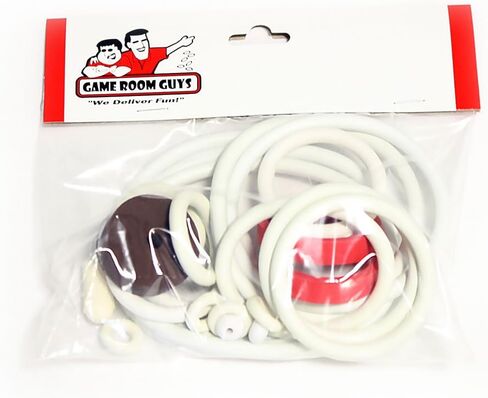 Game Room Guys Gottlieb Volley Pinball White Rubber Ring Kit in Kuwait