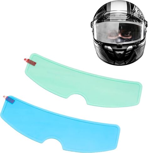 فيلم Universal Helment Visor Anti -Fog Film & Rainproof Film - إصداران كبيران للعدسات خوذة الدراجات النارية ، بديل لعدسة Pinlock - أفلام درع خوذة Ultra HD ، ومضاد للارتقاء in Kuwait