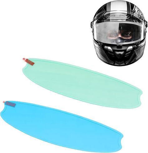 فيلم Universal Helment Visor Anti -Fog Film & Rainproof Film - إصداران كبيران للعدسات خوذة الدراجات النارية ، بديل لعدسة Pinlock - أفلام درع خوذة Ultra HD ، ومضاد للارتقاء in Kuwait