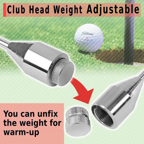 Golf Tempo Grip Trainer Right Hand, Swing Training Aid, Weight Adjustable Only for Right-Handed Golfer in Kuwait