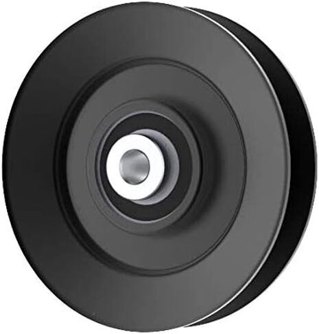Phoenix Mfg. 4 Inch Dia 3/8 Inch Bore Steel V-Groove Idler Pulley Replacement for Bercomac 102766 in Saudi Arabia