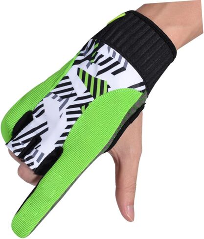 Toddmomy Professional Bowling Gloves Anti-Slip Silicone Breathable Sports Gloves Size L Green for Men and Women Bowling Enthusiasts in Saudi Arabia
