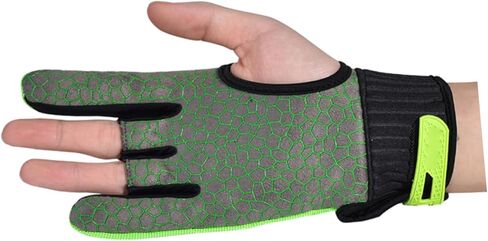 BIUDECO Professional Bowling Gloves Anti-Slip Grip Breathable Silicone Material Size L Green for Men and Women Bowling Enthusiasts in Saudi Arabia