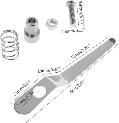 caralin Stainless Steel Specimen Presser Holder Slides Clips for Biological Microscope Accessories Parts Easy to Install in Saudi Arabia