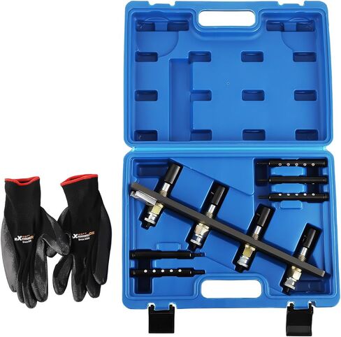 maXpeedingrods 40 Pcs Diesel Fuel Injector Puller Removal Tool, Auto Truck Diesel Injector Extractor Removal Tool, Slide Hammer Fuel Injector Removal Tool Kit for Diesel Engines in Kuwait