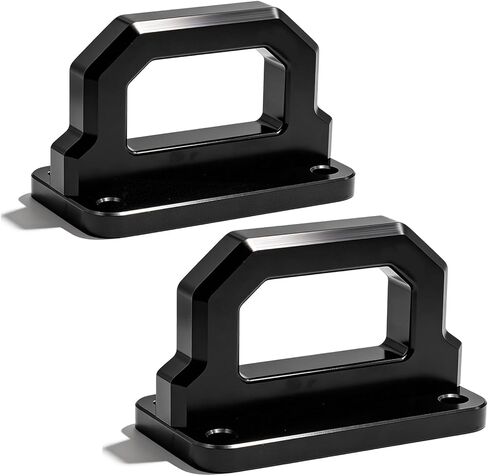 Front Tow Hooks, D-Ring Shackle Compatible with RAM 2500 3500 2WD & 4WD (2003 2004 2005 2006 2007 2008 2009 2010 201 2012 2013 2014 2015 2016 2017 2018)​ (Black) in Saudi Arabia