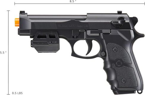 Bereta M9 Low FPS Spring Airsoft Pistol (Black) in Saudi Arabia