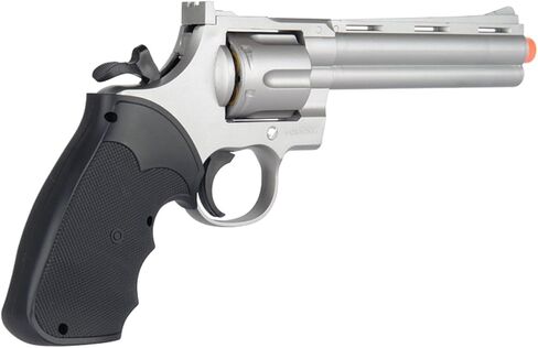 UKARMS Spring Airsoft Gun - 6 Shot 357 Magnum Revolver مع قذائف + 6 مم BBS (فضي) in Kuwait