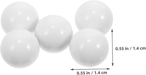 10 قطع من مستلزمات طاولة الروليت من BESPORTBLE: بديل كرة عجلة الروليت 14 مم لطاولة دوارة مقاس 12-16 بوصة - كرات أكريليك لألعاب الطاولة الدوارة والحفلات الليلية in Kuwait