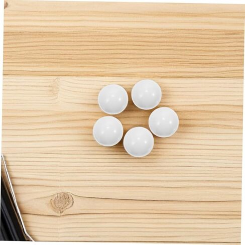 JOINPAYA 10pcs Roulette Ball Replacement: Roulette Equipment Supplies - 14mm Acrylic Beads for Table Game Wheels Smooth Rolling & White Finish in Kuwait